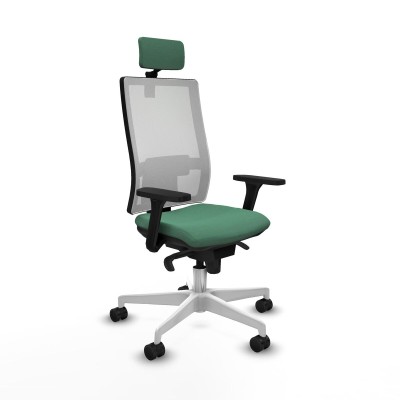 Chaise de Bureau Piqueras y Crespo 3D026N2 Vert émeraude