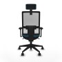 Chaise de Bureau Piqueras y Crespo 3D066N2 Vert pétrole
