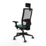 Office Chair Piqueras y Crespo 3D066G2 Emerald Green