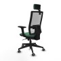 Chaise de Bureau Piqueras y Crespo 2D066G2 Vert émeraude