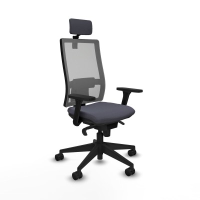 Office Chair Piqueras y Crespo 3D066N2 Dark grey