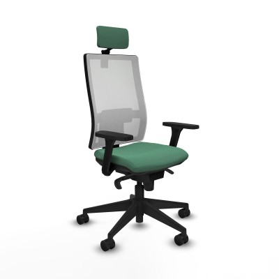 Office Chair Piqueras y Crespo 3D066N2 Emerald Green
