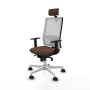 Chaise de Bureau Piqueras y Crespo 1D026N2 Brun foncé
