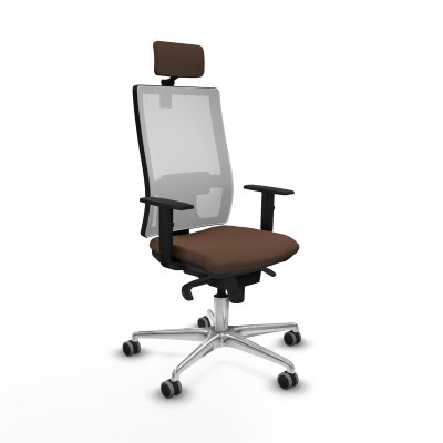 Chaise de Bureau Piqueras y Crespo 1D086G2 Brun foncé