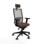 Chaise de Bureau Piqueras y Crespo 2D066G2 Brun foncé
