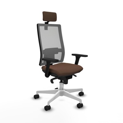 Chaise de Bureau Piqueras y Crespo 3D026N2 Brun foncé