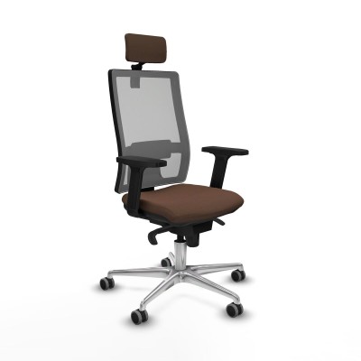 Chaise de Bureau Piqueras y Crespo 2D086G2 Brun foncé