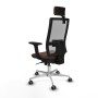 Chaise de Bureau Piqueras y Crespo 2D086G2 Brun foncé