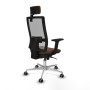 Chaise de Bureau Piqueras y Crespo 2D086G2 Brun foncé