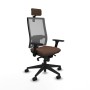 Chaise de Bureau Piqueras y Crespo 3D066N2 Brun foncé