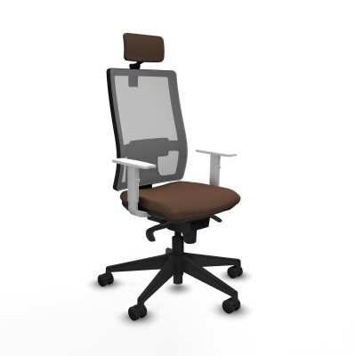 Chaise de Bureau Piqueras y Crespo 4B066N2 Brun foncé