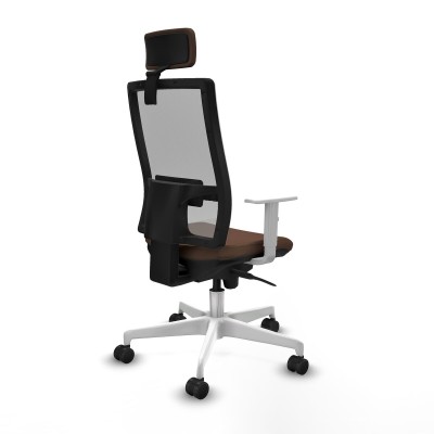 Chaise de Bureau Piqueras y Crespo 4B026N2 Brun foncé