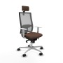 Chaise de Bureau Piqueras y Crespo 4B086N2 Brun foncé