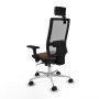 Chaise de Bureau Piqueras y Crespo 3D086N2 Brun foncé