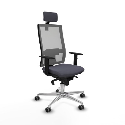 Chaise de Bureau Piqueras y Crespo 1D086G2 Gris foncé
