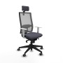 Chaise de Bureau Piqueras y Crespo 4B066G2 Gris foncé
