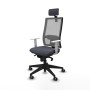 Chaise de Bureau Piqueras y Crespo 4B066G2 Gris foncé