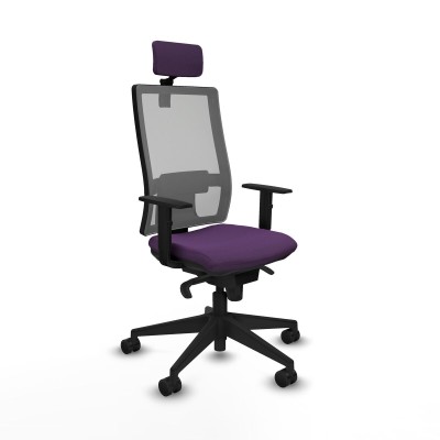Chaise de Bureau Piqueras y Crespo 1D066N2 Violet