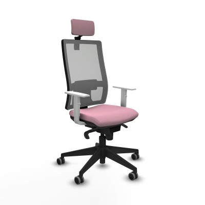 Chaise de Bureau Piqueras y Crespo 4B066G2 Rose