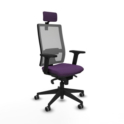 Chaise de Bureau Piqueras y Crespo 2D066G2 Violet