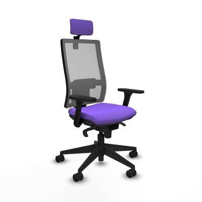 Chaise de Bureau Piqueras y Crespo 3D066N2 Lila