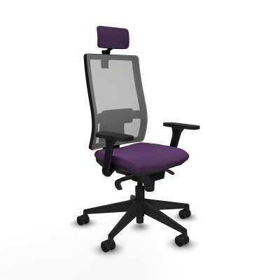 Chaise de Bureau Piqueras y Crespo 3D066N2 Violet
