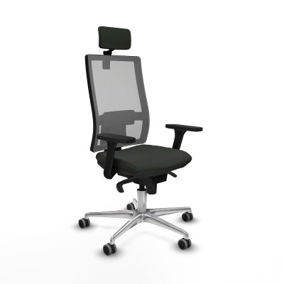 Chaise de Bureau Piqueras y Crespo 3D086G2 Noir