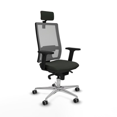 Chaise de Bureau Piqueras y Crespo 2D086G2 Noir