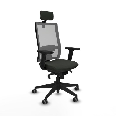 Chaise de Bureau Piqueras y Crespo 2D066G2 Noir