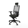 Chaise de Bureau Piqueras y Crespo 2D066G2 Noir
