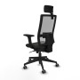 Chaise de Bureau Piqueras y Crespo 2D066G2 Noir