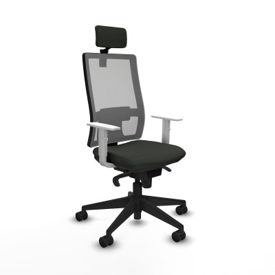 Chaise de Bureau Piqueras y Crespo 4B066N2 Noir