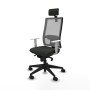 Chaise de Bureau Piqueras y Crespo 4B066N2 Noir