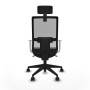 Chaise de Bureau Piqueras y Crespo 4B066N2 Noir