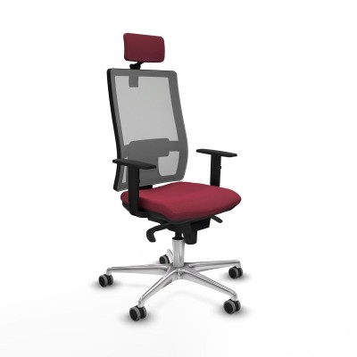 Chaise de Bureau Piqueras y Crespo 1D086G2 Bordeaux