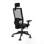 Chaise de Bureau Piqueras y Crespo 3D066G2 Noir