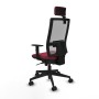Chaise de Bureau Piqueras y Crespo 1D066N2 Bordeaux