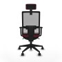 Chaise de Bureau Piqueras y Crespo 1D066N2 Bordeaux