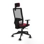 Chaise de Bureau Piqueras y Crespo 1D066N2 Bordeaux