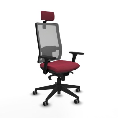 Office Chair Piqueras y Crespo 3D066G2 Maroon