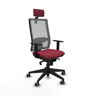 Chaise de Bureau Piqueras y Crespo 1D066G2 Bordeaux