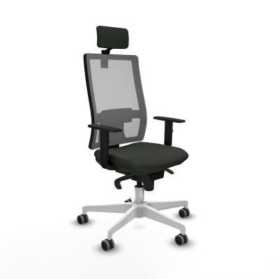 Chaise de Bureau Piqueras y Crespo 1D026G2 Noir