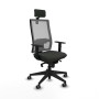 Chaise de Bureau Piqueras y Crespo 1D066G2 Noir