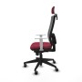 Chaise de Bureau Piqueras y Crespo 4B066G2 Bordeaux