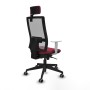 Chaise de Bureau Piqueras y Crespo 4B066G2 Bordeaux