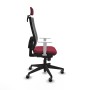 Chaise de Bureau Piqueras y Crespo 4B066G2 Bordeaux