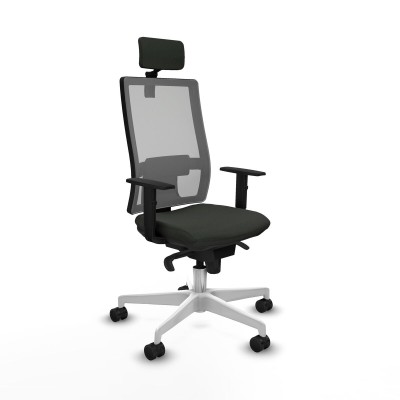 Chaise de Bureau Piqueras y Crespo 1D026N2 Noir
