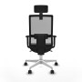 Chaise de Bureau Piqueras y Crespo 1D026N2 Noir