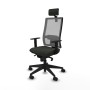 Chaise de Bureau Piqueras y Crespo 1D066N2 Noir