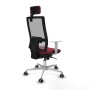 Chaise de Bureau Piqueras y Crespo 4B086G2 Bordeaux